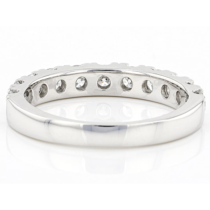Lab-Grown Diamond Band Ring In 14K White Gold 1.00ctw