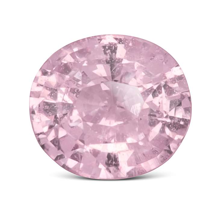 Pink Sapphire Unheated 6.6x5.9mm Oval 1.12ct
