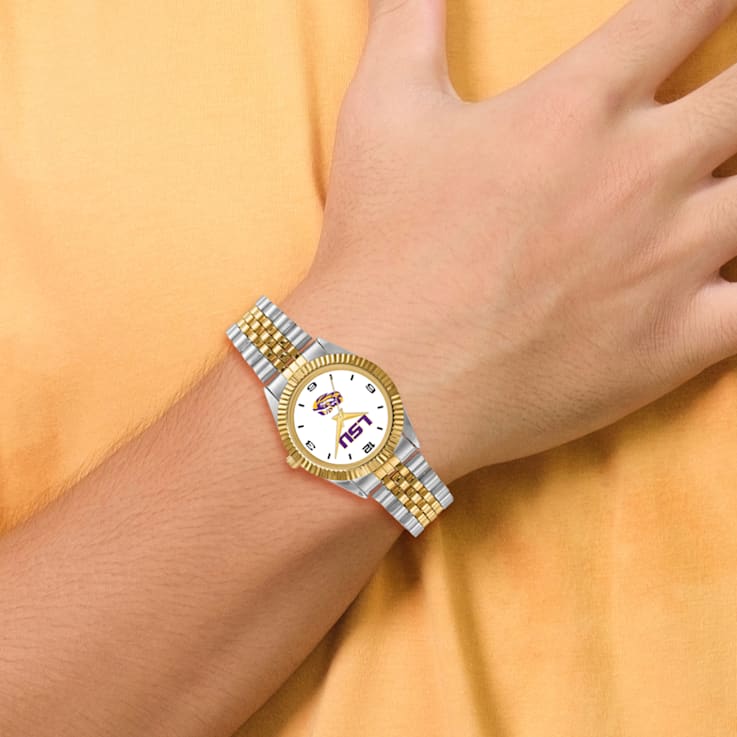 LogoArt Louisiana State University Pro Two-tone Gents Watch
