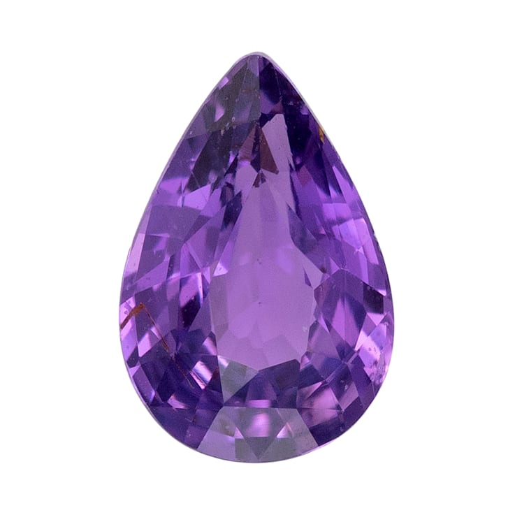 Purple Sapphire Unheated 8.2x5.5mm Pear Shape 1.15ct