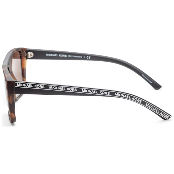 Michael Kors Men s Byron 55mm Matte Dark Tortoise Sunglasses MK2159 300673