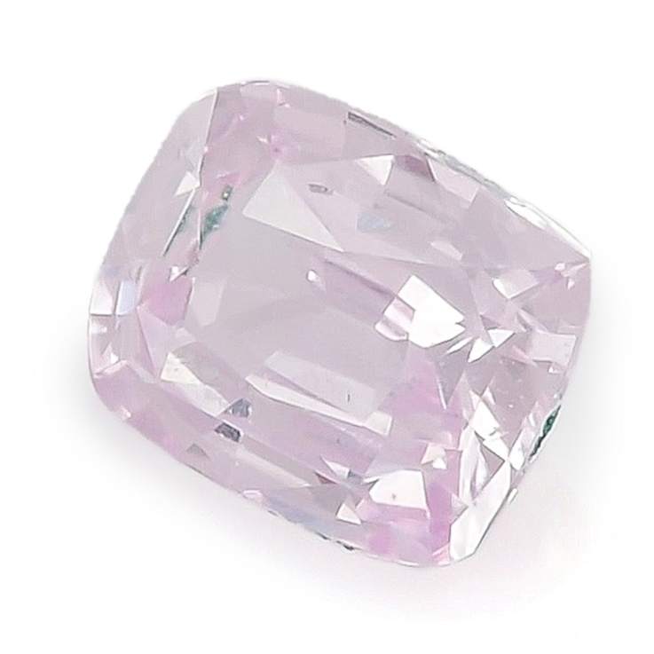 Orange Sapphire Unheated 6.7x5.3mm Cushion 1.13ct