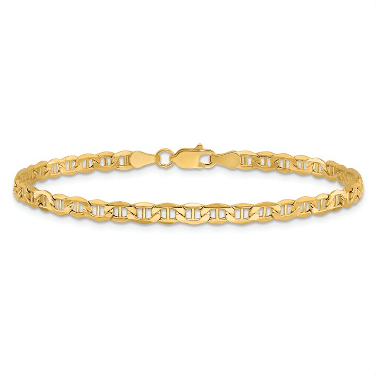 10k Yellow Gold 3.2mm Mariner Link Bracelet