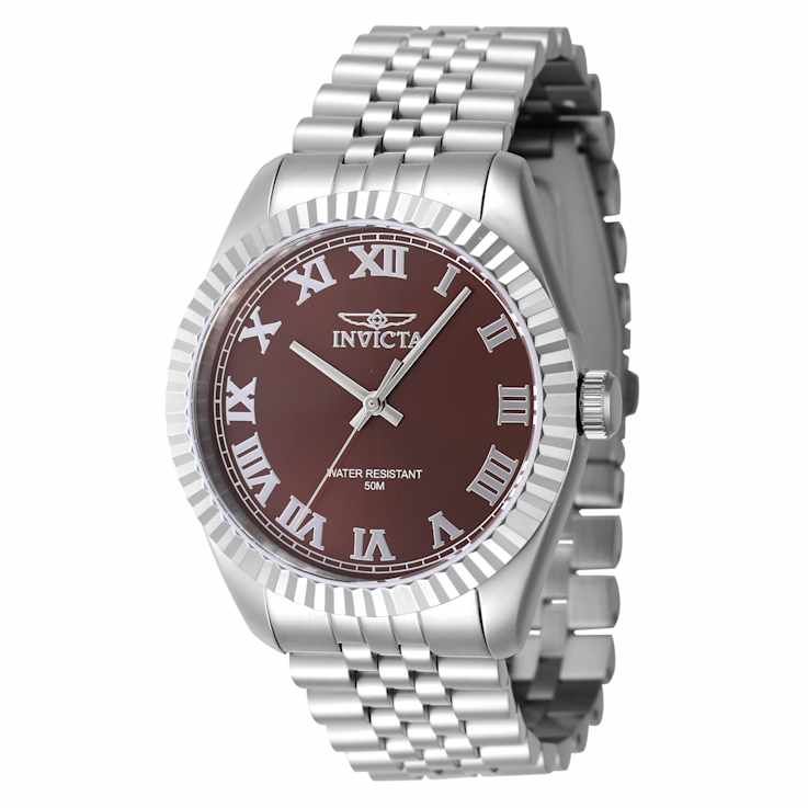 Invicta Specialty 43mm Copper Color Dial Stainless Steel Quartz Watch
