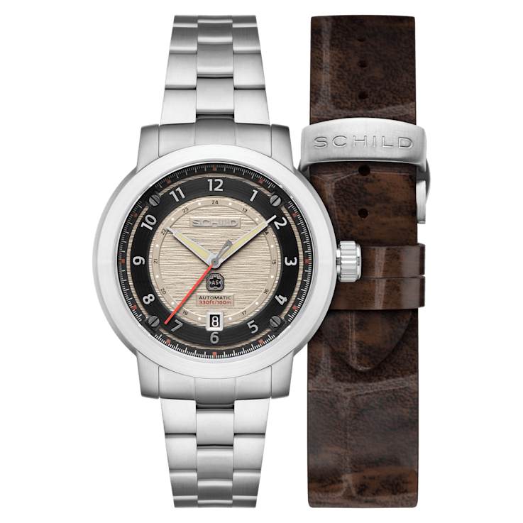 Schild Heinrich Swiss Automatic Gray Dial White Stainless Steel Band
Limited Edition Watch