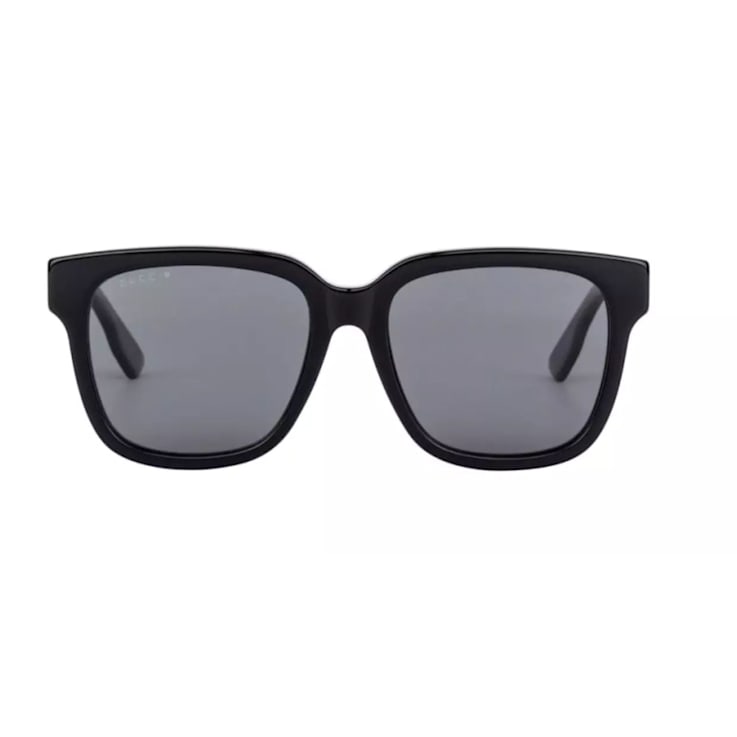 Gucci Black Frame / Gray Lens Polarized Sunglasses