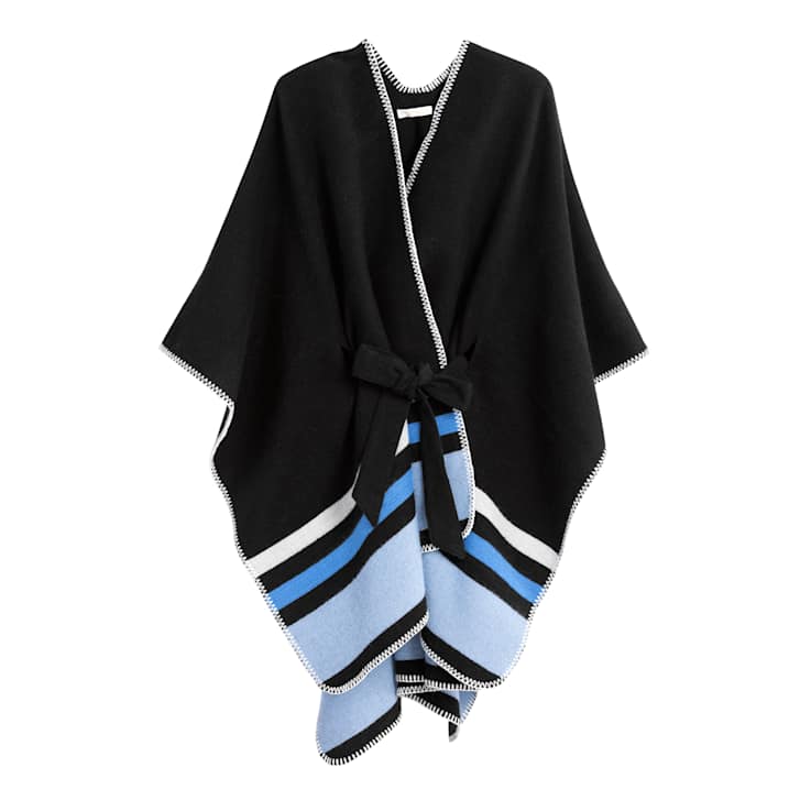 Shiraleah Twila Belted Cape, Black