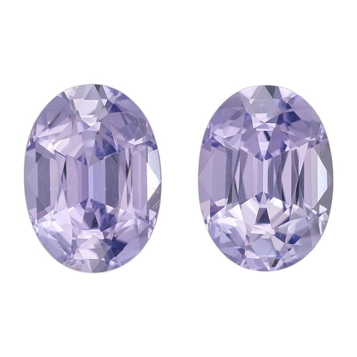 Purple Sapphire Unheated 7x5mm Oval Matched Pair 2.06ctw