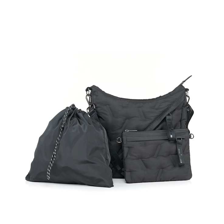 GO Dash Dot 2 Go Arly Messenger Handbag in Black