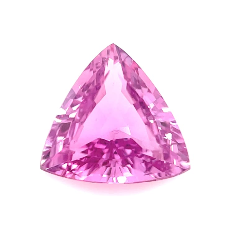 Pink Sapphire Loose Gemstone 7mm Trillion 1.11ct