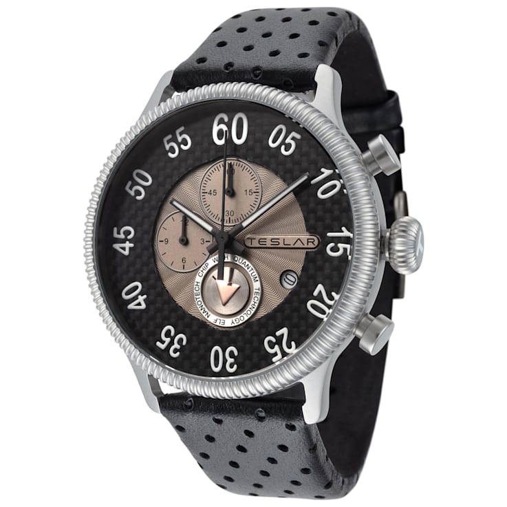 Teslar Men s Re Balance T 4 44mm Quartz Watch