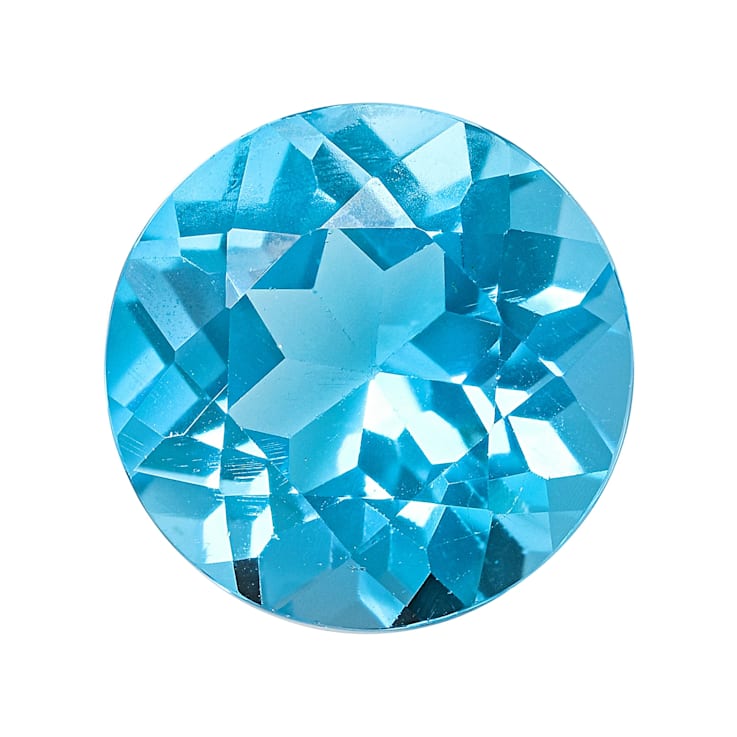 Swiss Blue Topaz 11mm Round 5.30ct