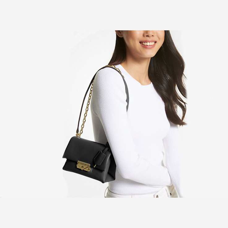 Michael Kors Cece Small Black Shoulder Bag