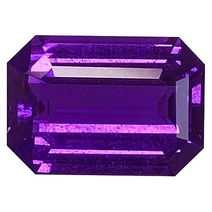 Purple Sapphire Unheated 11.7x8.4mm Emerald Cut 5.19ct