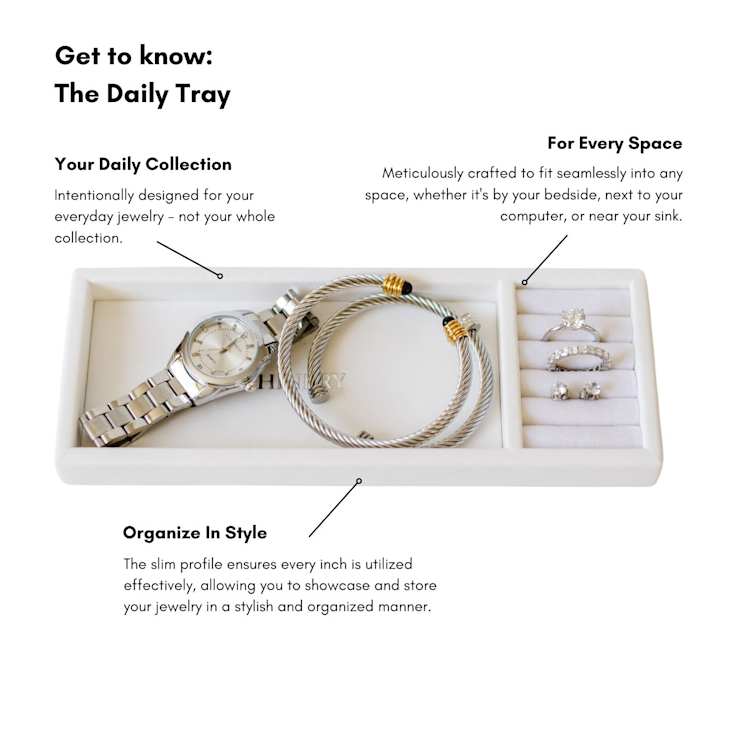 Shinery- The Daily Tray - Luxury Jewelry Organizer