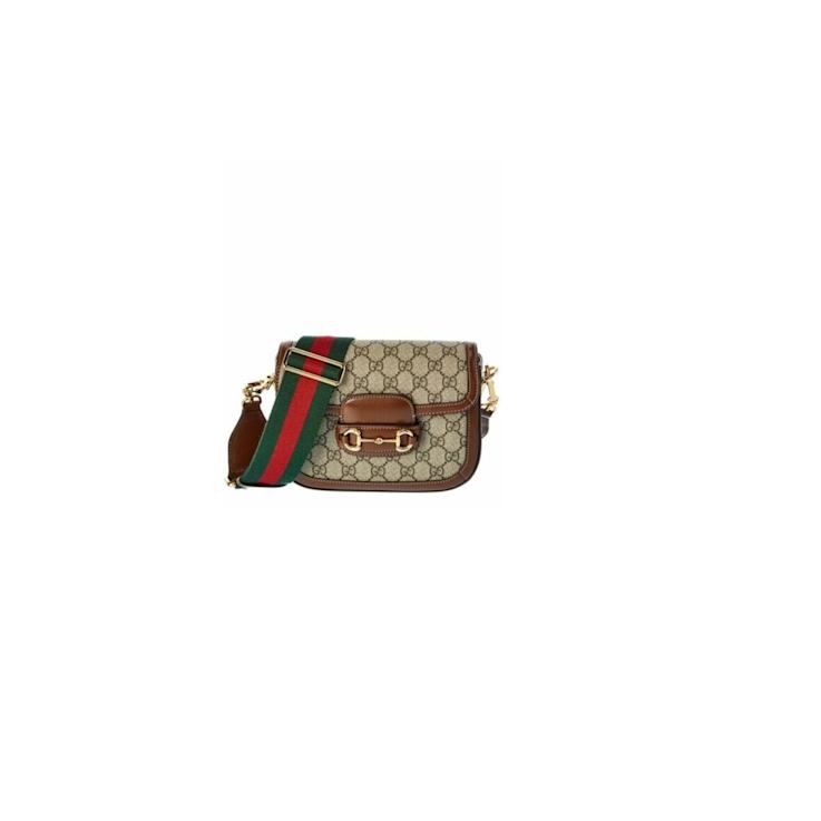 Gucci Horsebit 1955 Mini Shoulder Bag in Brown