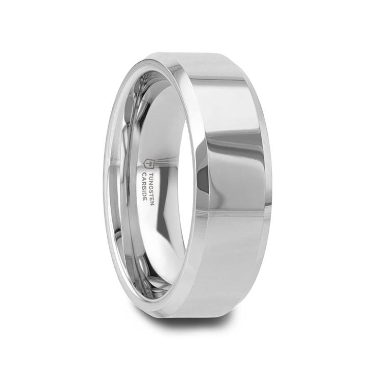 CORINTHIAN Beveled Tungsten Carbide Ring 7mm
