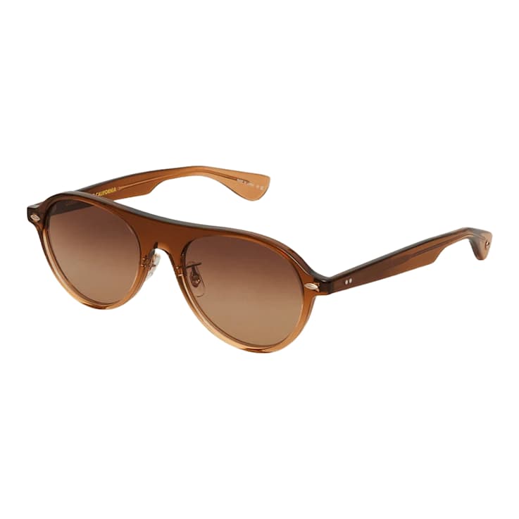 Garrett Leight Lady Eckhart Golden Fade Round Frame / California Dream
Gradient Lenses Sunglasses