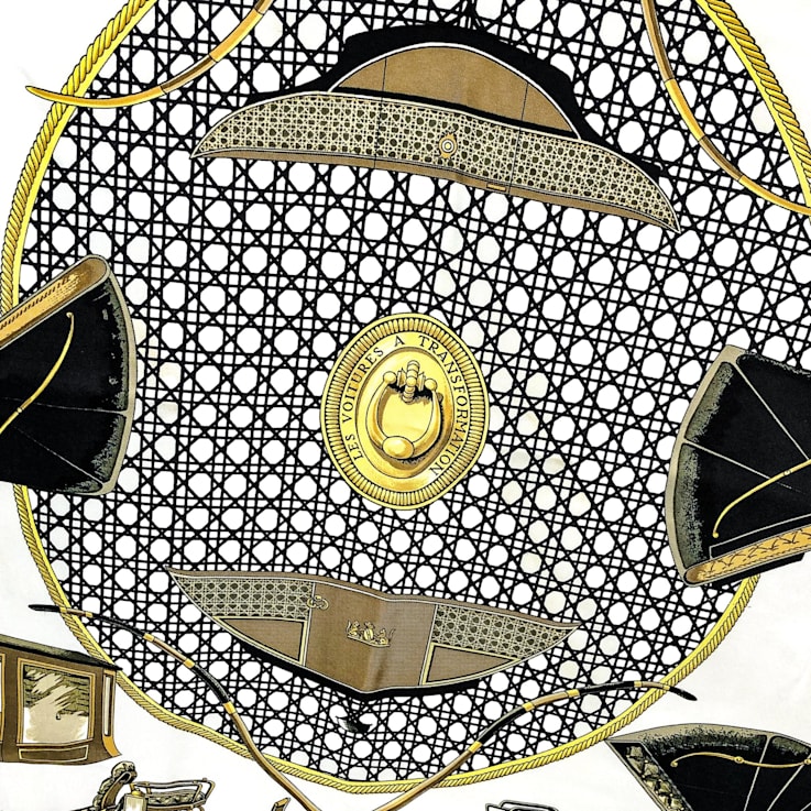 Hermes Les Voitures A Transformation Black and Gold