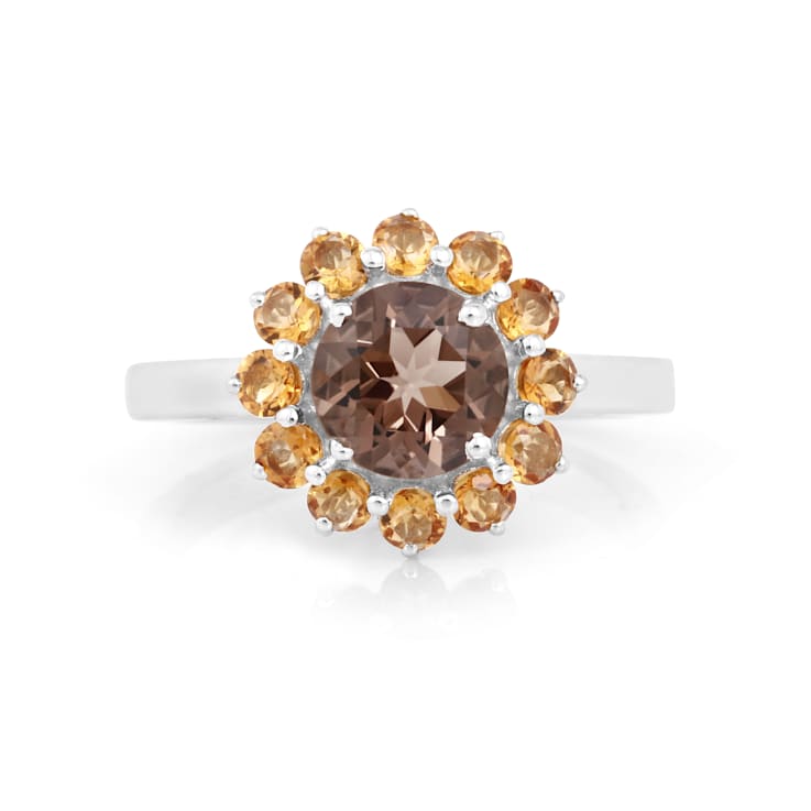 Smoky citrine ring online