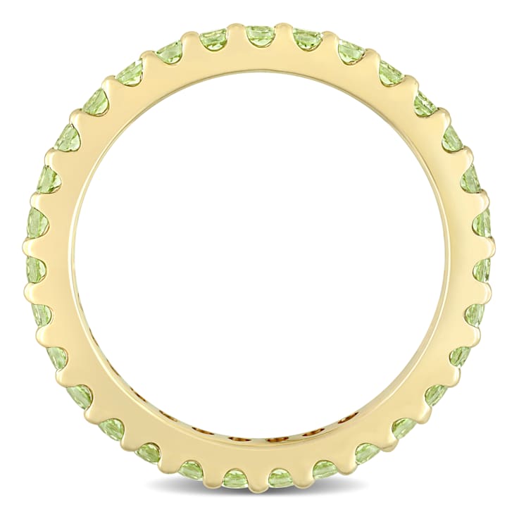 Peridot 10K Yellow Gold Ring 1.24ctw