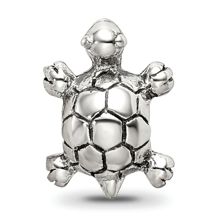 Sterling Silver Turtle Bead
