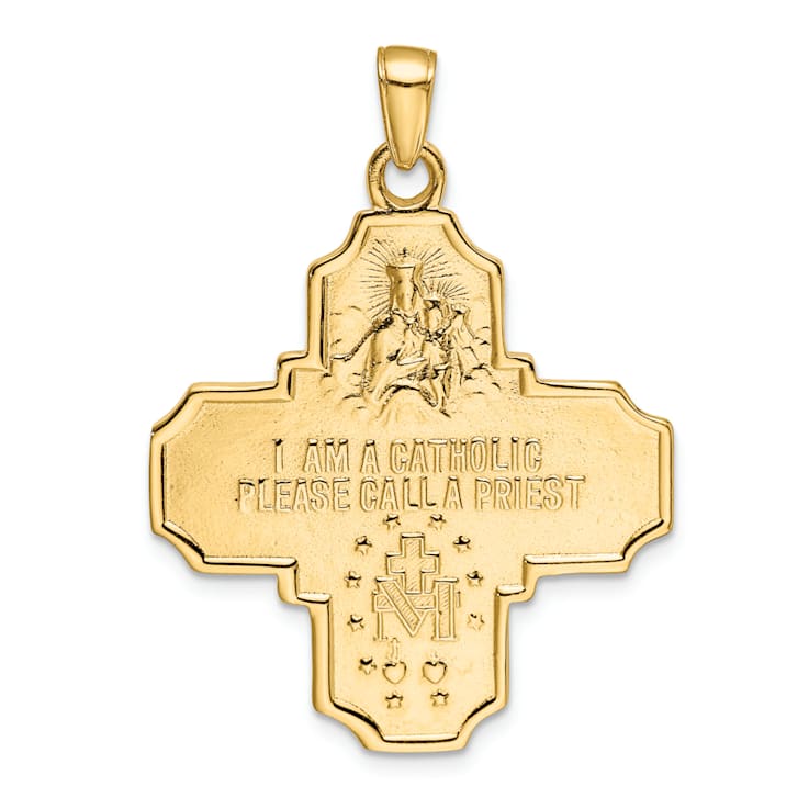 Four way medal pendant on sale