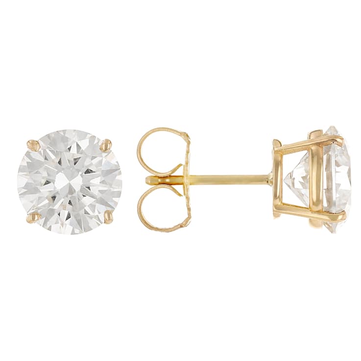 Lab-Grown Diamond Stud Earrings In 14K Gold 4.00ctw