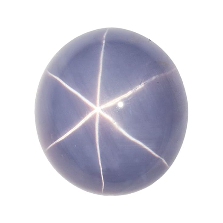 Star Sapphire Loose Gemstone Unheated 14.4x13.25mm Oval Cabochon 19.15ct