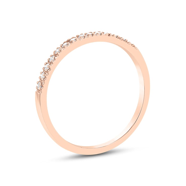 0.15ctw Diamond Band Ring in 14k Rose Gold
