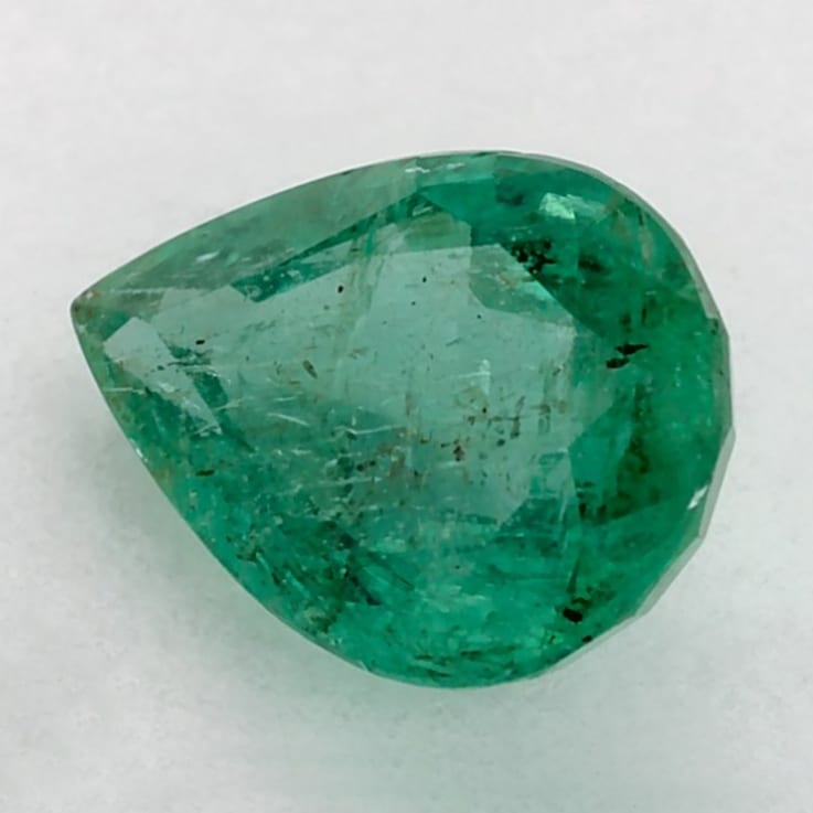 Zambian Emerald 8.15x5.98mm Pear Shape 1.12ct