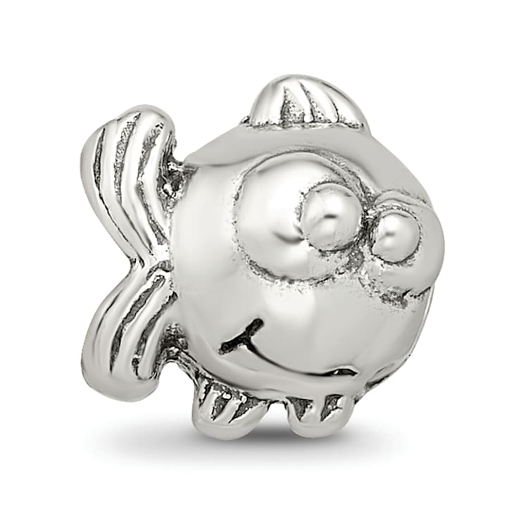 Sterling Silver Fish Bead