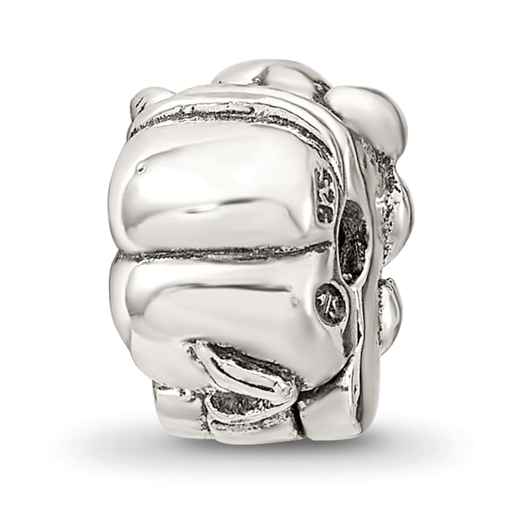Sterling Silver Elephant Clip Bead