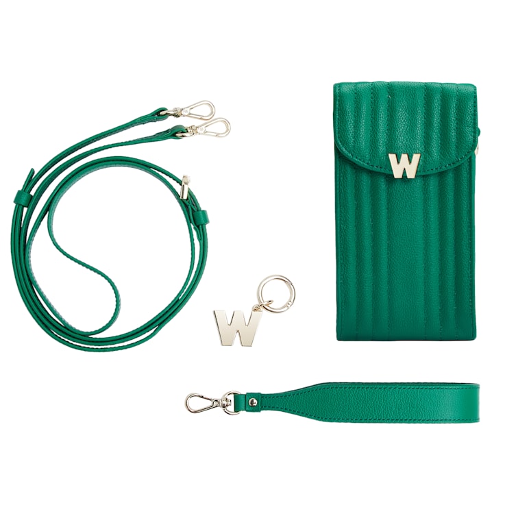 Mimi Green Phone Case with Wristlet