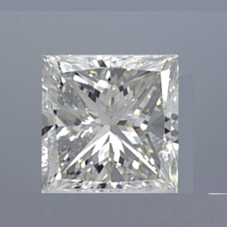 1.69ct Natural White Diamond Rectangle H Color, VVS2 Clarity, GIA Certified