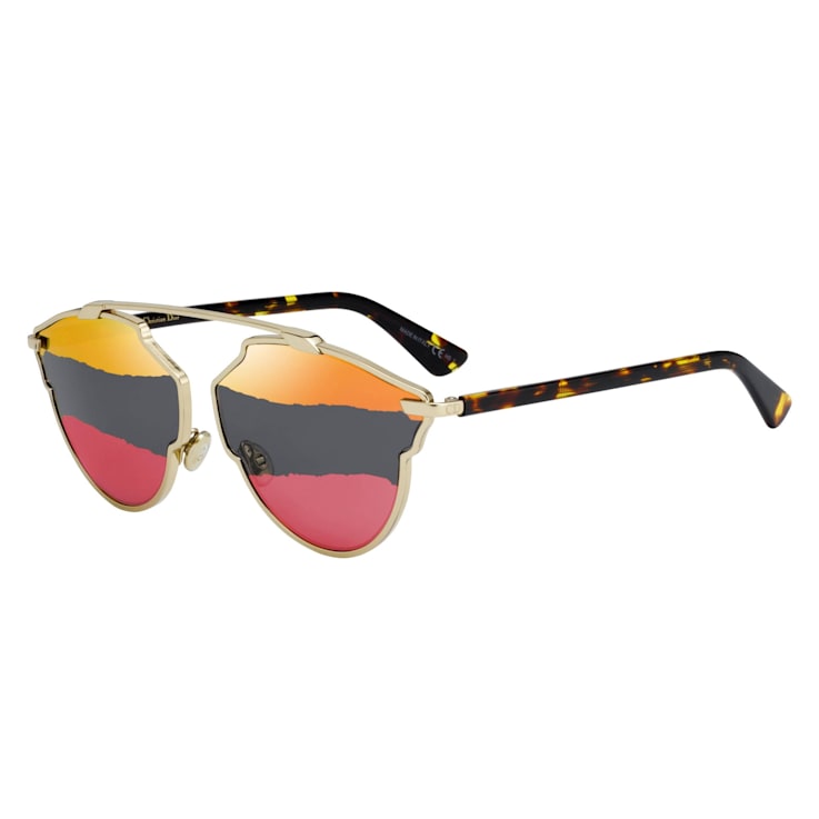 何でも揃う Christian Dior SoReal Gold Tone and Tortoise Frame / Pink 小物