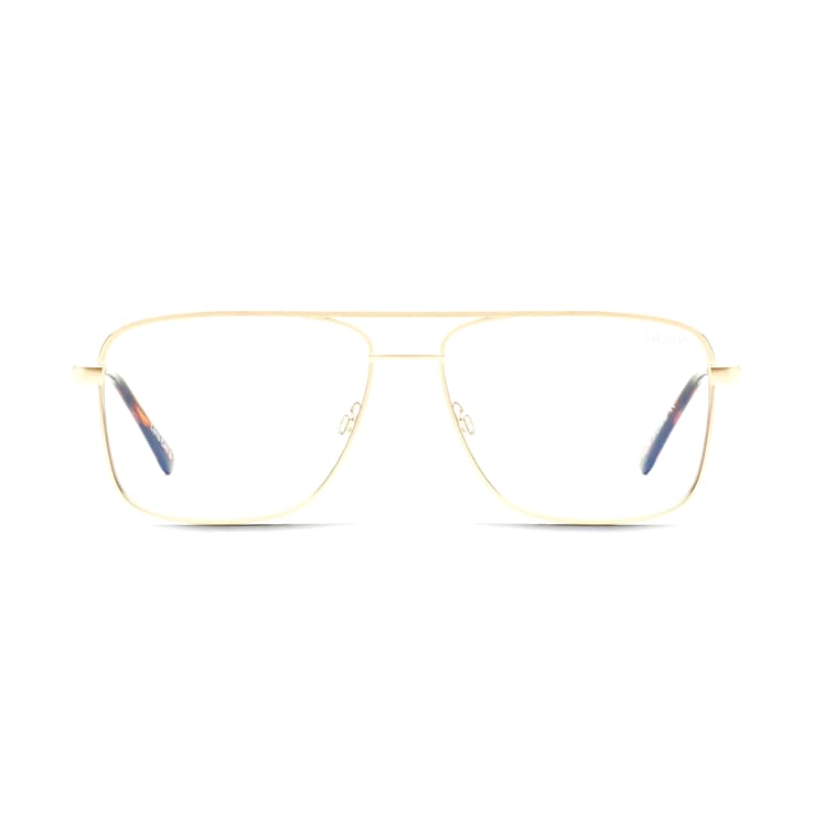 Quay Poster Boy Mini Gold Aviator Frame / Clear Lenses Sunglasses
