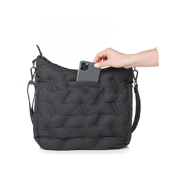 GO Dash Dot 2 Go Arly Messenger Handbag in Black