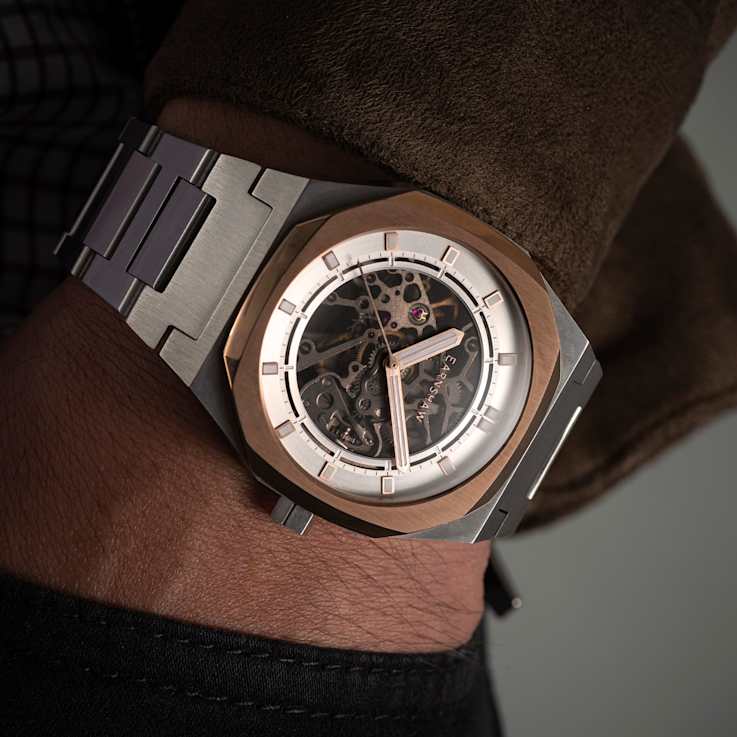 Thomas Earnshaw Discovery Drake Skeleton Silver Dial White Stainless
Steel Band Automatic Watch