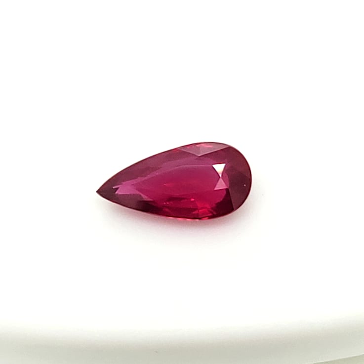 Ruby 11x6mm Pear Shape 2.13ct