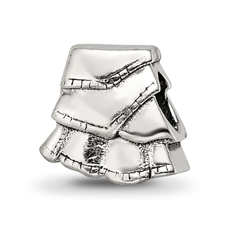 Sterling Silver Skirt Bead