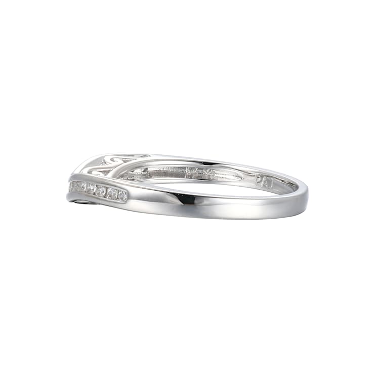 White Cubic Zirconia Rhodium Over Sterling Silver 3 Pieces Bridal Set
Rings 4.28ctw