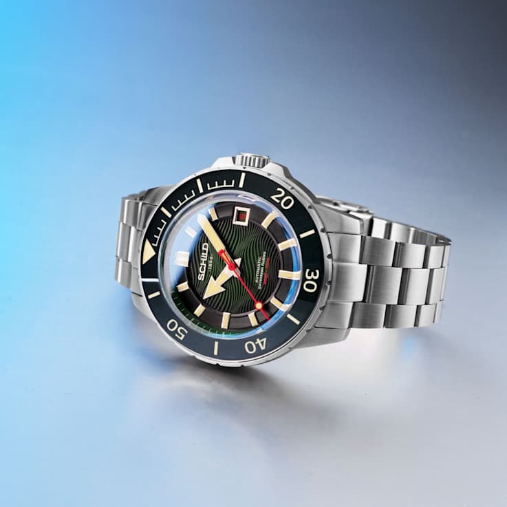 Schild Hermann Swiss Automatic Green Dial White Stainless Steel Band
Limited Edition Watch