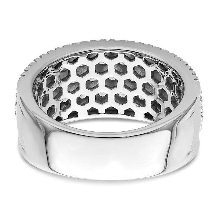 Rhodium Over 14K White Gold Diamond Band 2.02ctw