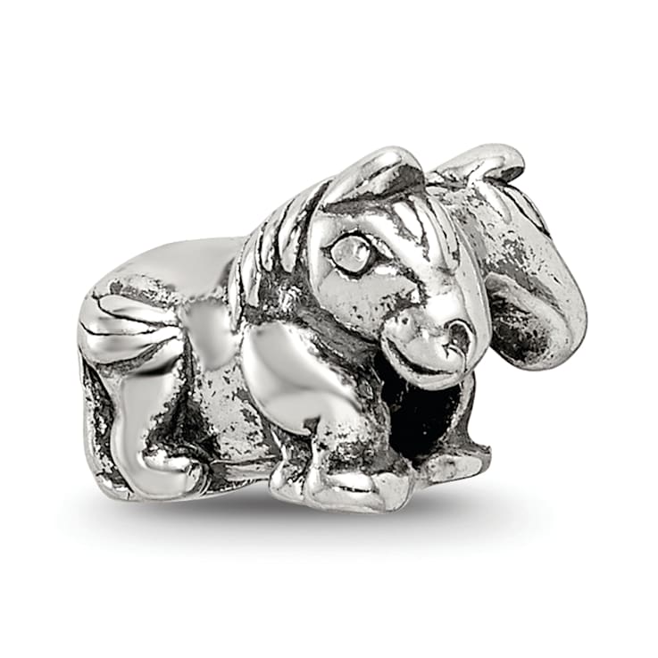 Sterling Silver Horse Bead
