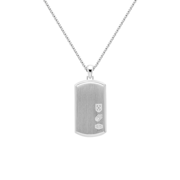 Vezeto Dog Tag Slate Black Meteorite