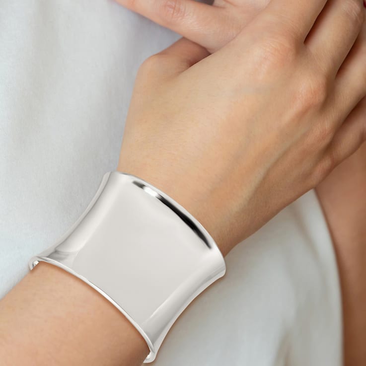 Sterling Silver 50mm Cuff Bracelet