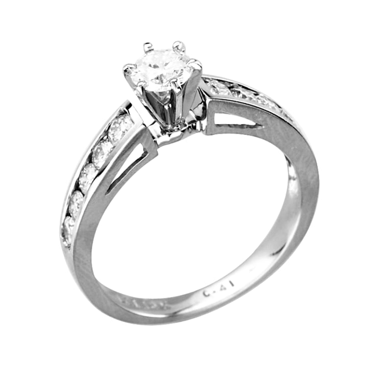 1.00ctw Diamond Engagement Ring in 14k White Gold