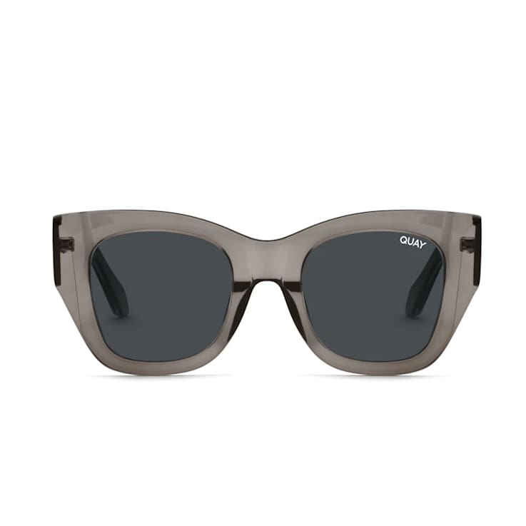 Quay After Hours Bevel Black Square Frame / Smoke Lenses Sunglasses