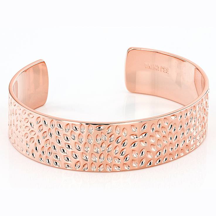 Textured Copper Cuff Bracelet